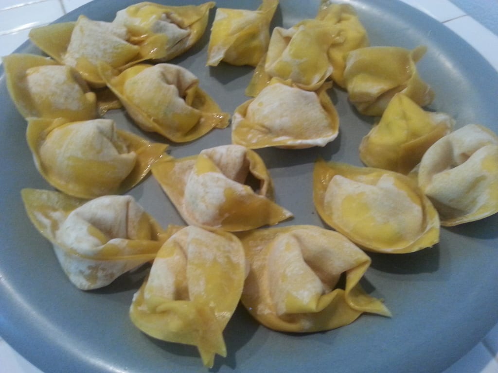 plate of wontons