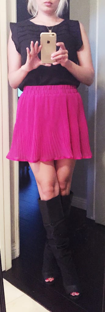 Le Tote Black Blouse Styled