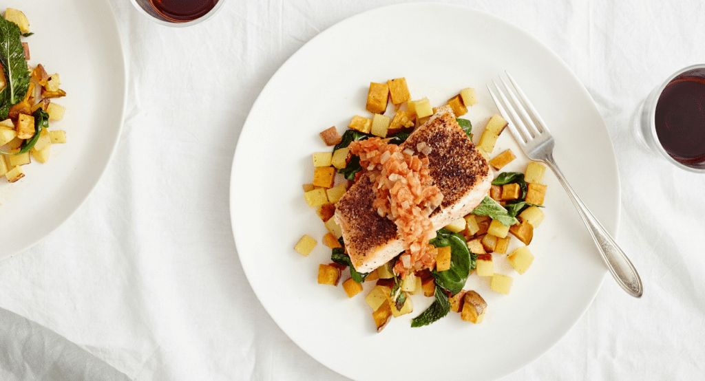 Plated - Salmon Kohlrabi